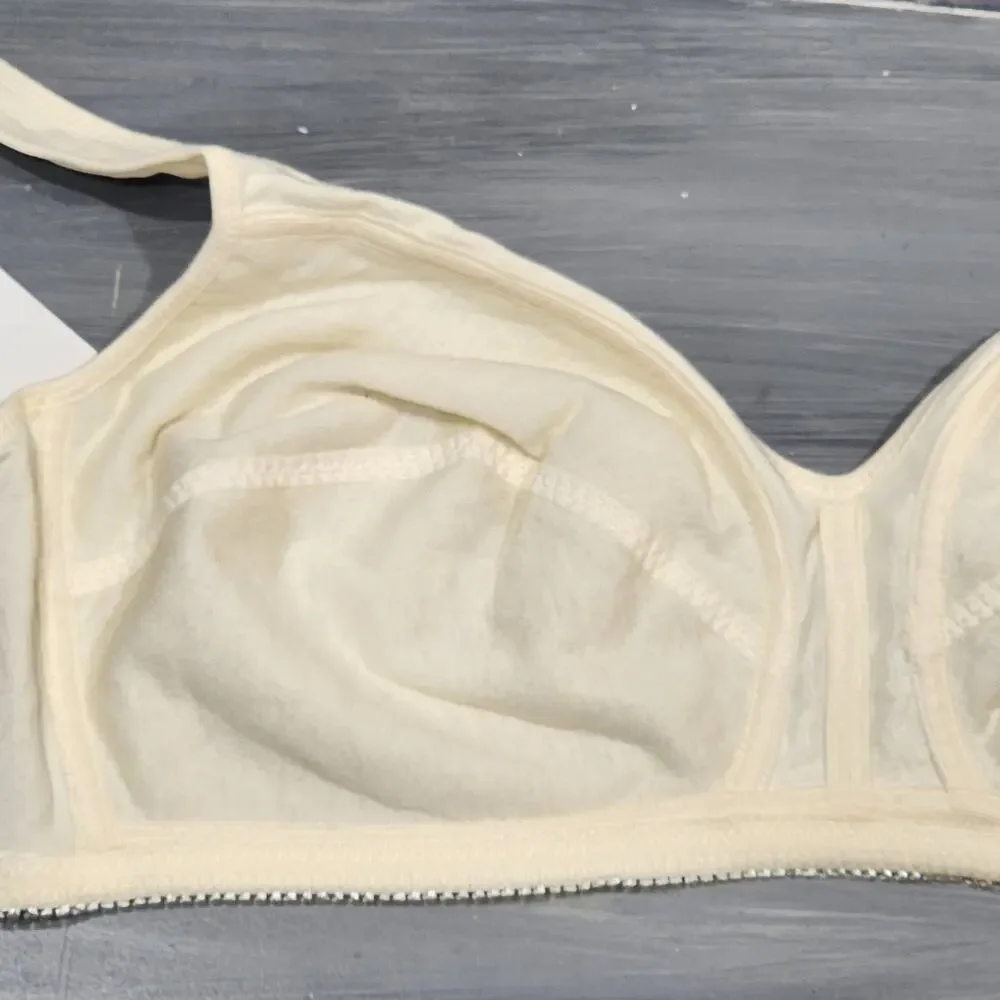 Dominique Isabelle Everyday‎ Wire-Free Cotton Lined Bra 34B Champagne